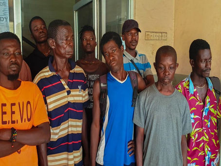 A.M.A Sanitation Task Force Arrests 16 People In Okaikoi South For Open Defecation