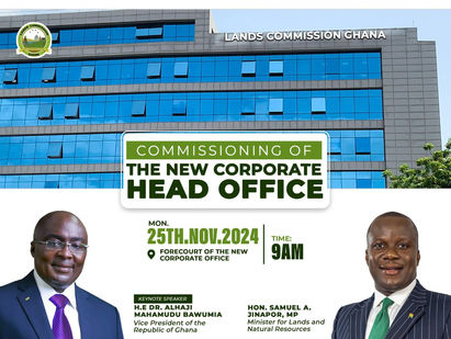 Bawumia to commission new lands commission head office on November 25