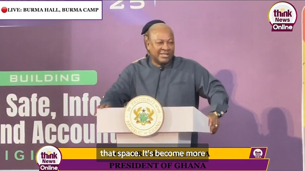 "Anybody involved in these scams will face trial, punishment” - Prez. Mahama on cybercrime