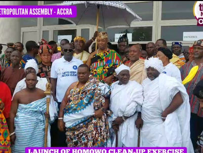 Ga Mantse calls for collective action in Homowo clean-up campaign