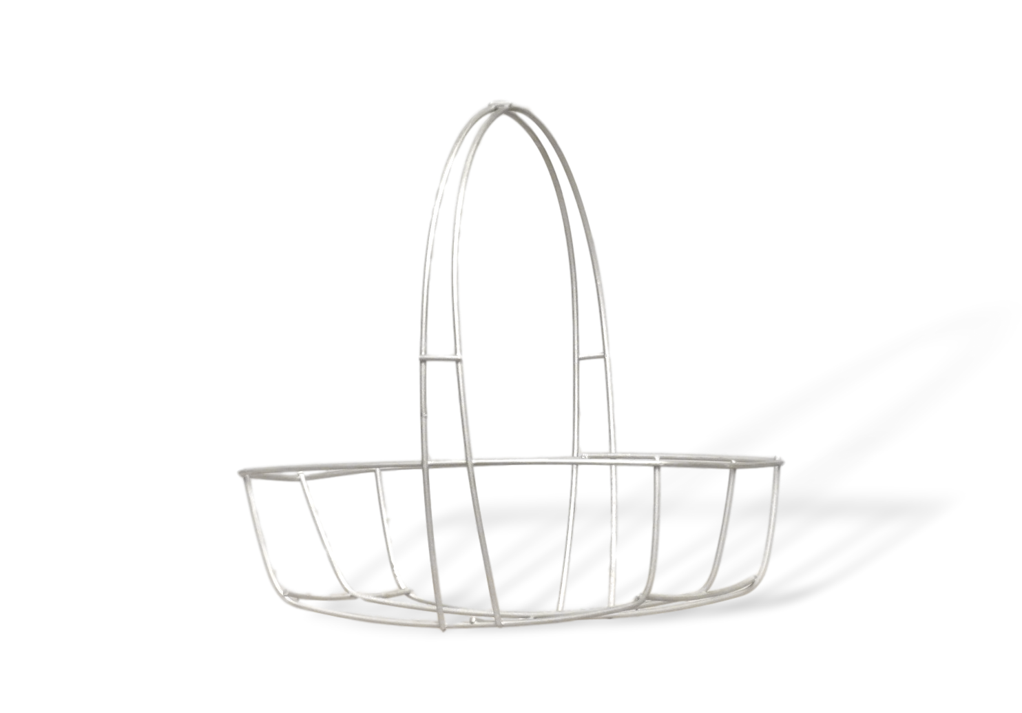 Small Basket topiary frame; front view.