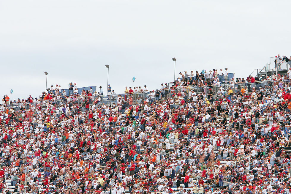 Crowded Stadium Stands