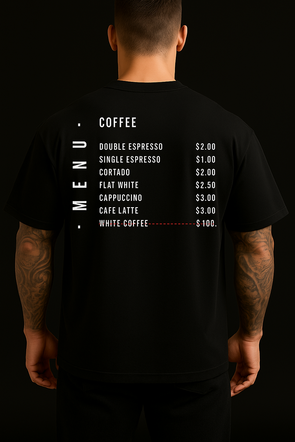 Miniaturbild: Oversize T-Shirt "White Coffee"