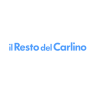 Logo del quotidiano "Il Resto del Carlino", noto giornale regionale, che ha pubblicato un articolo riguardante la multa annullata per salvare un cane, con particolare attenzione alla decisione giuridica dell'avvocato Marco Suttini.