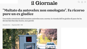 Autovelox non omologato: l’ex giudice Suttini fa ricorso e ottiene la sospensione delle multe