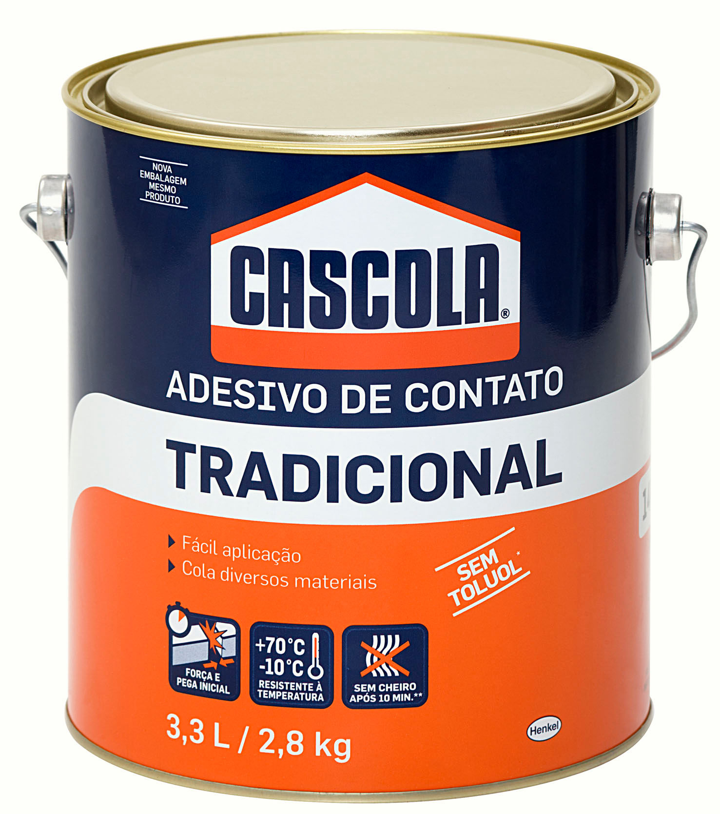 COLA CONTATO CASCOLA TRADIC S/TOLUOL 2,8kg HENKEL