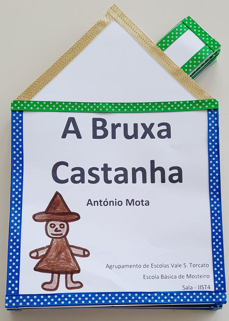 Livro-objeto da turma JIST4 da Escola básica de Mosteiro