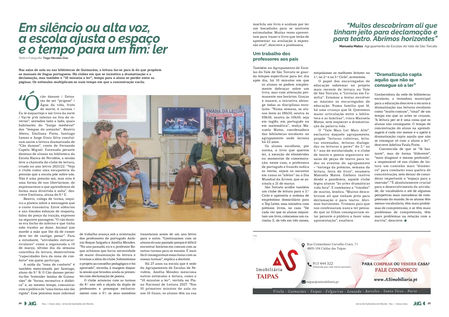 Biblioteca do AEVST no Jornal de Guimarães