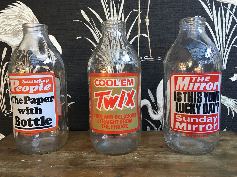 Thumbnail: 1970's British Retro Milk Bottles