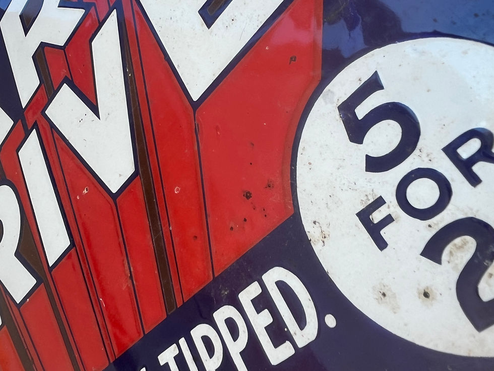 Thumbnail: Vintage Enamel Tobacconist's Advertising Sign