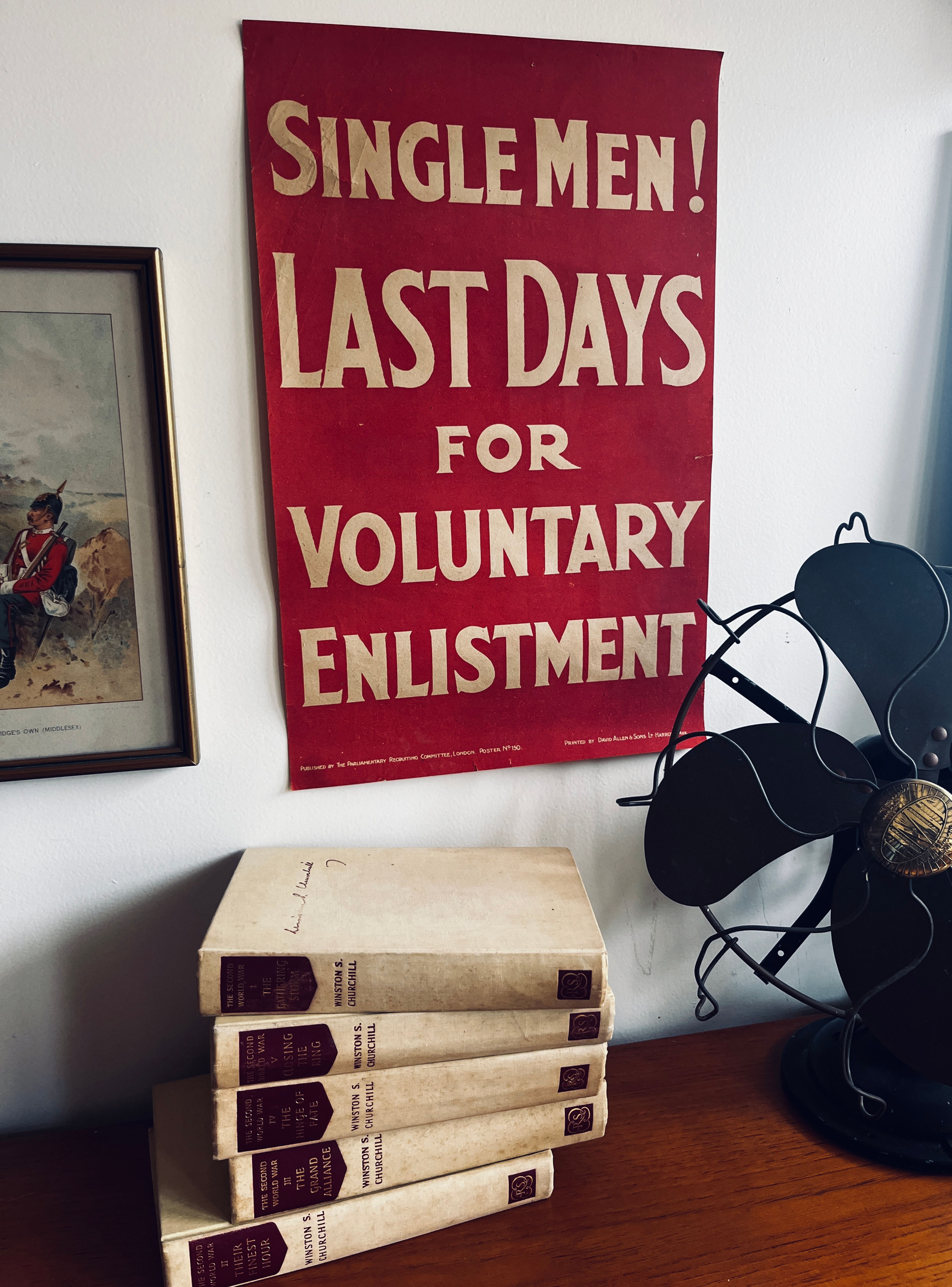 Antique WW1 British Recruitment Poster