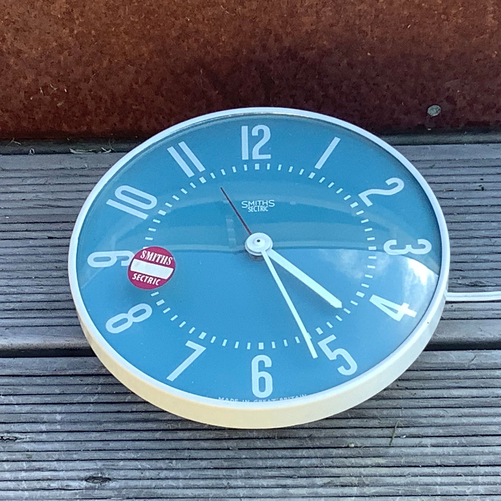 Original 1960’s Smith’s Sectric Doric Kitchen Clock