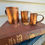 Thumbnail: Trio of Antique Copper Measuring Jugs