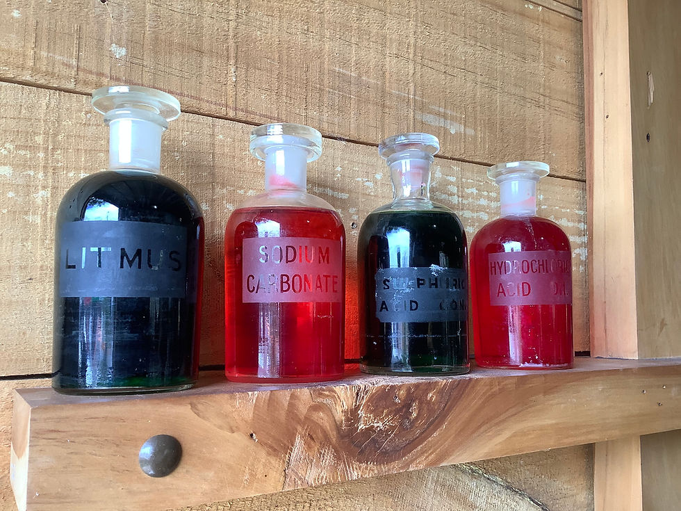 Thumbnail: Vintage Apothecary / Chemist / Laboratory Bottles