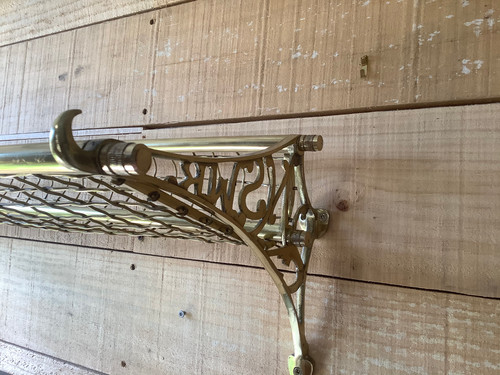 Vintage NSWR Brass Railway Luggage Rack The Vintage Room
