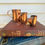 Thumbnail: Trio of Antique Copper Measuring Jugs