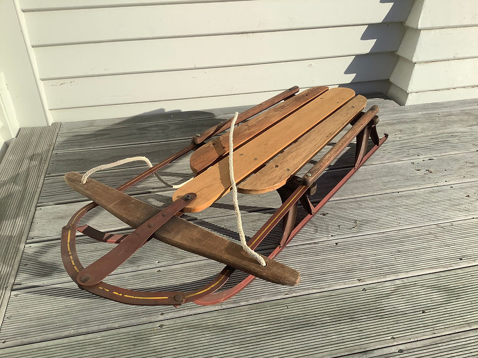 Thumbnail: Vintage Snow Sleigh / Sledge