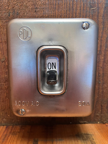 Vintage Industrial On / Off Switch | The Vintage Room