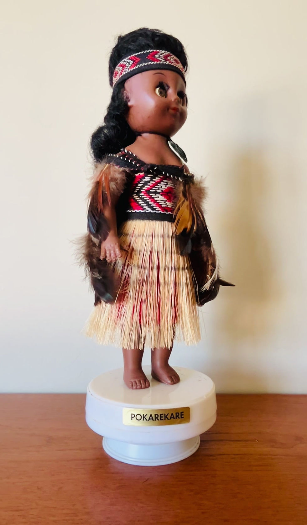 Thumbnail: Vintage Souvenir Musical Maori Doll