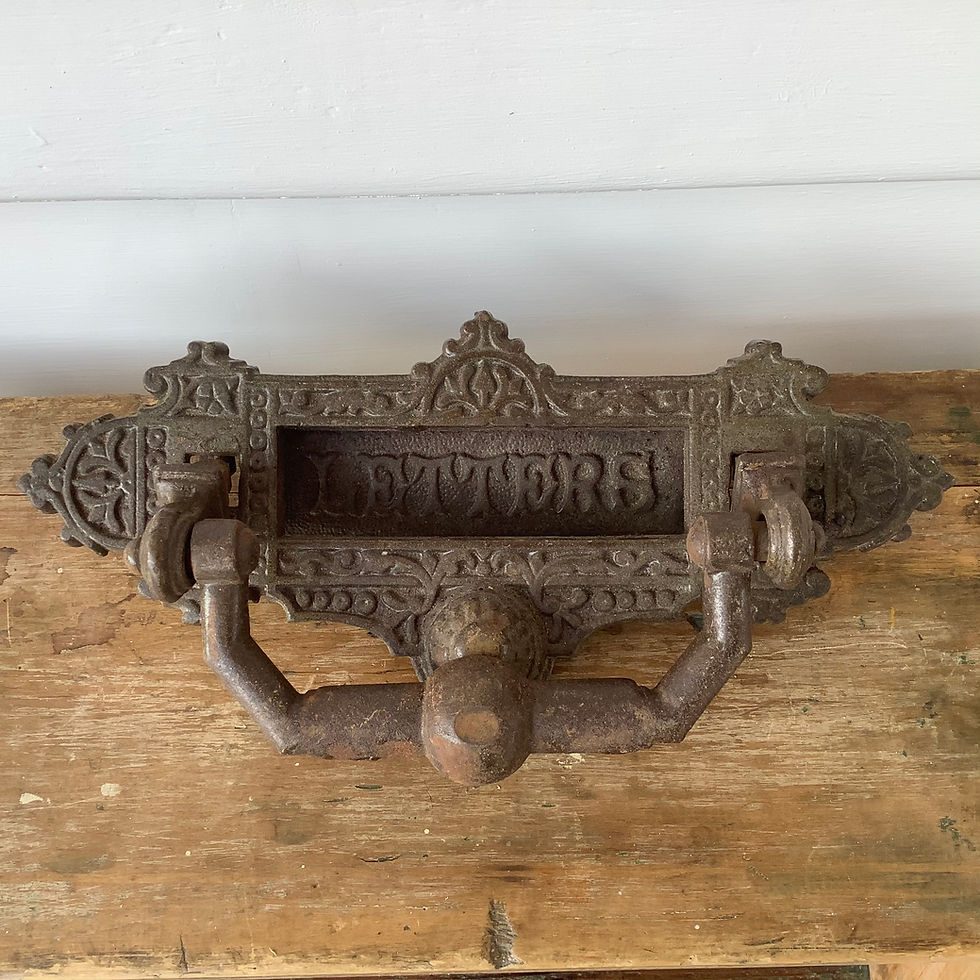 Thumbnail: Victorian Cast Letter Plate
