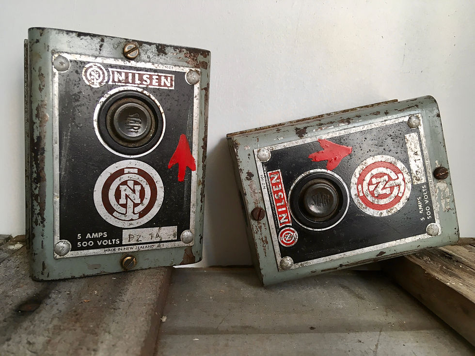 Vintage Industrial Machine button