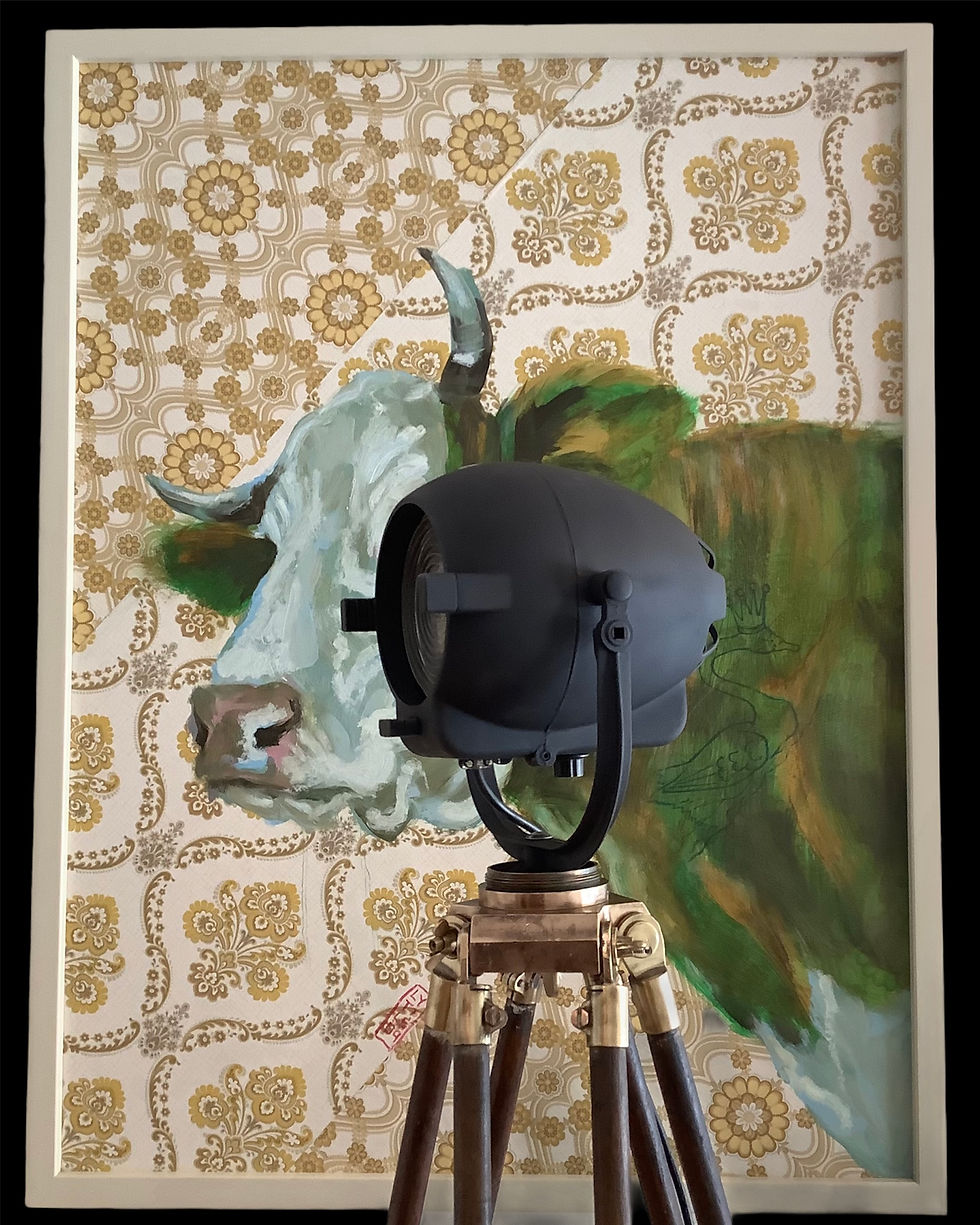 Thumbnail: Vintage Patt 123 Strand Theatre / Stage Light & Tripod