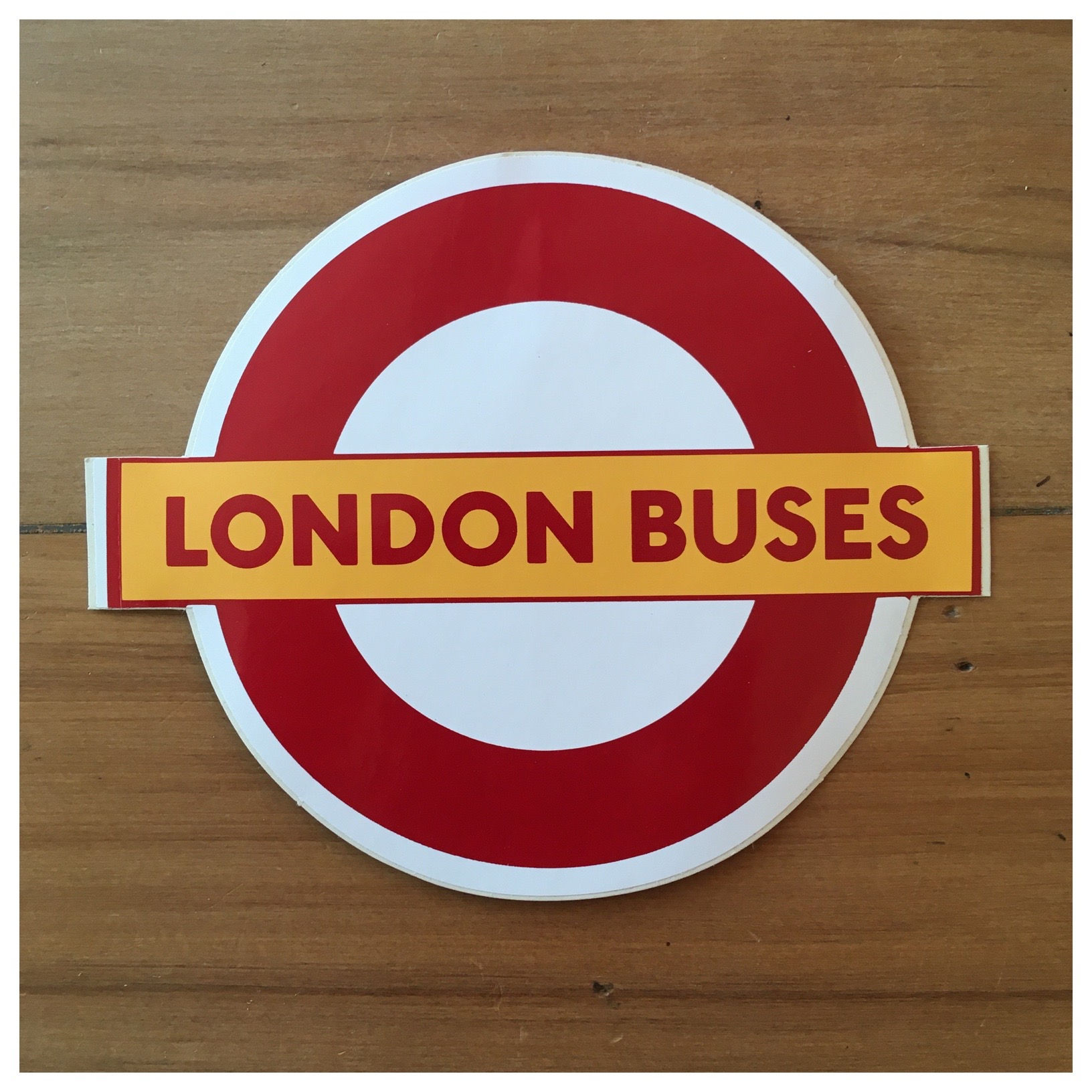 Original London Transport Bus Stickers