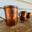 Thumbnail: Trio of Antique Copper Measuring Jugs