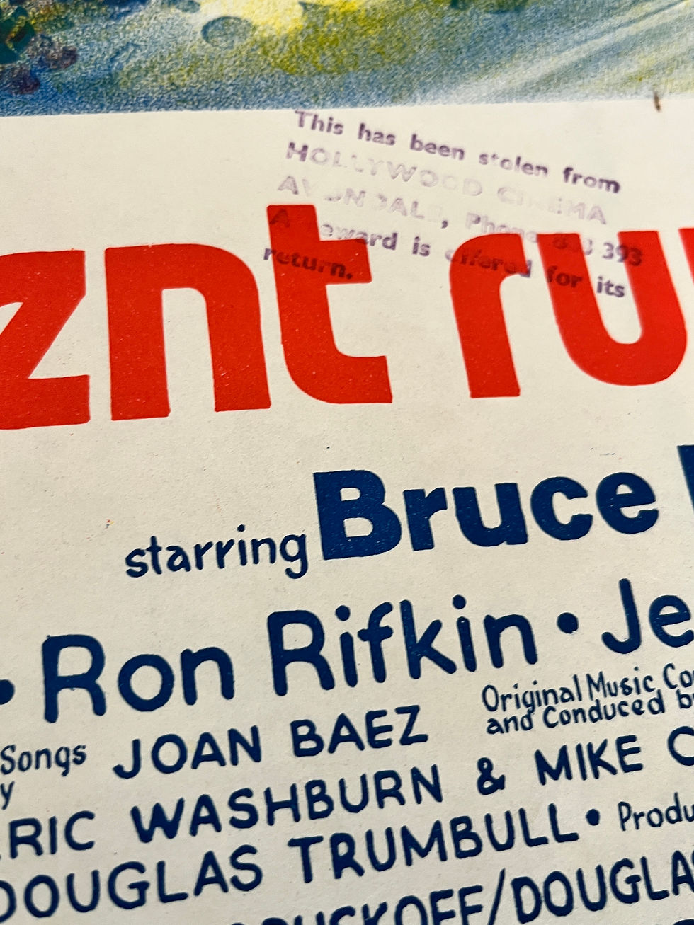 Thumbnail: 'Silent Running' Original 1972 Sci Fi  Film Poster