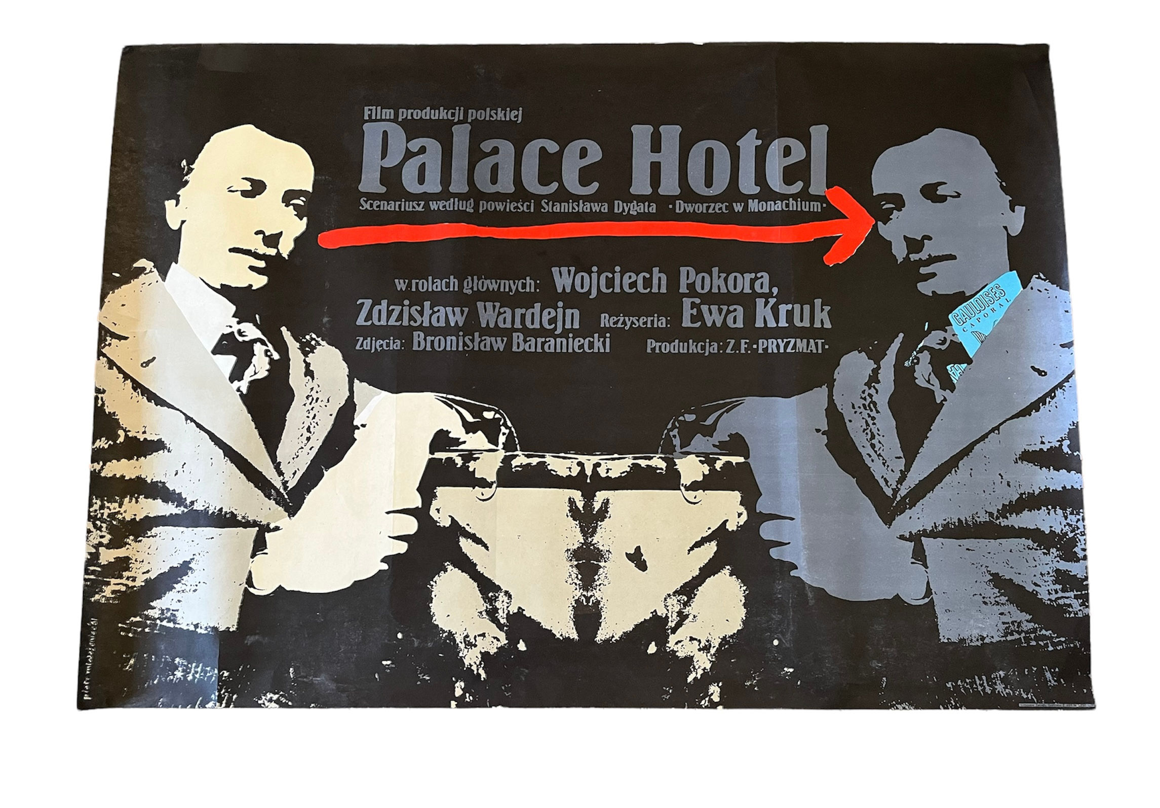Vintage Polish Film Poster 'Palace Hotel'
