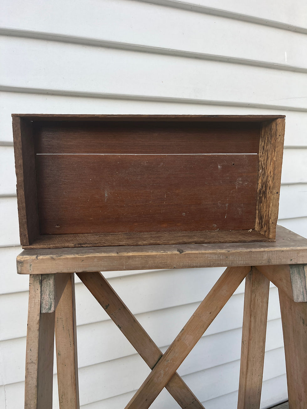 Thumbnail: Vintage Wooden 'Crown Brand" Macaroni Box