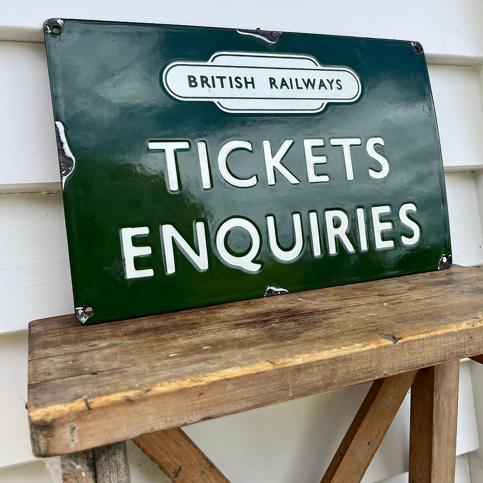 Thumbnail: British Railways Vintage Enamel Sign
