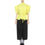 Thumbnail: Luxury Designer Yellow Womens Boxy Silhouette Modern Elegant Stylish Unique Feminine Drape Shirt Top