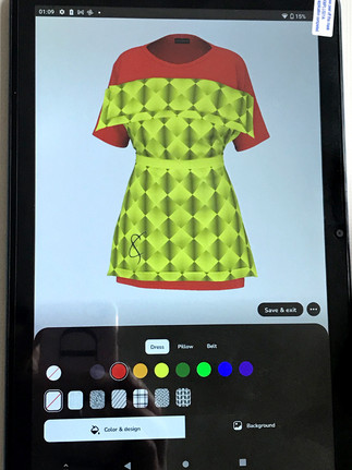 Digital Fashion Customisation Pillow Dress