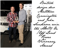 Cunnington & Sanderson win Award