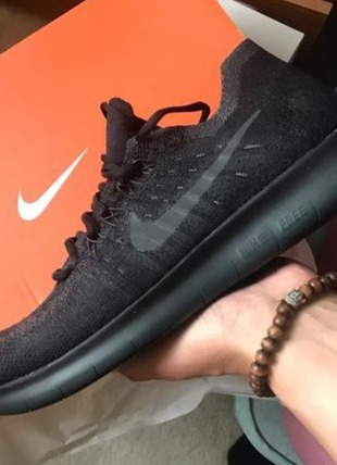 Nike black trainers