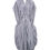 Miniatura: Womens Designer Gathered Drape Cotton Gingham Dress