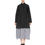 Thumbnail: Black Shirt Dress Buttoned Top Blouse Womenswear Clothing Elegant Designer Luxury Quality New Elegant In Demand Unique
