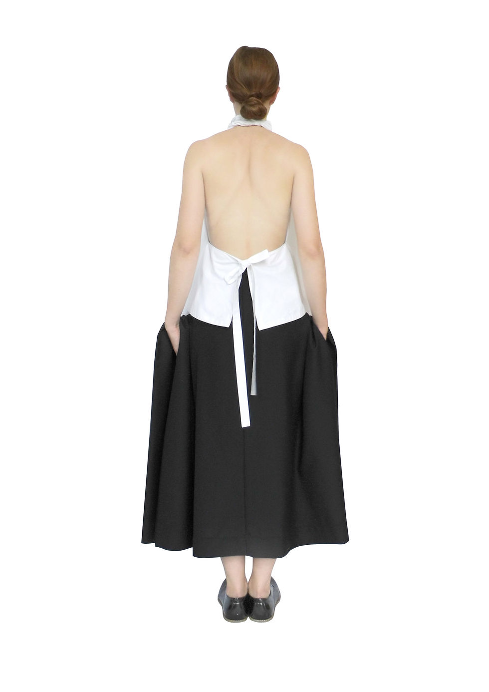 Thumbnail: Back View Contemporary Modern Designer Outfit Staple Trend Shop Boutique