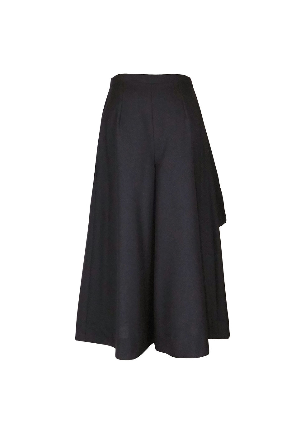 Thumbnail: Black Back View Trouser Pant Wool Summer