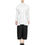 Thumbnail: Retail Buy Shop White Cotton One Piece Long Sleeve Shirt Winged Collar Button Front View