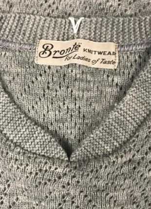 historical Bronte knitted cardigan from Bankfield Museum