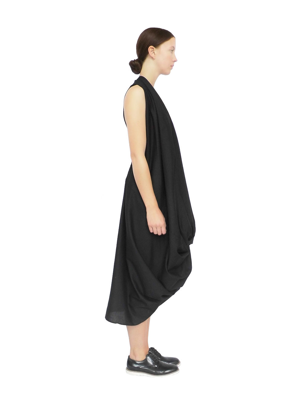 Thumbnail: Linen Cotton Attire Modern Precious Story Skilful Finest Quality British Brand Elegant Innovative Buy Shop Gown Side View