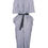 Thumbnail: Modern Ruffle Gathered Stitch Detail Check Kimono Party Dress Back View