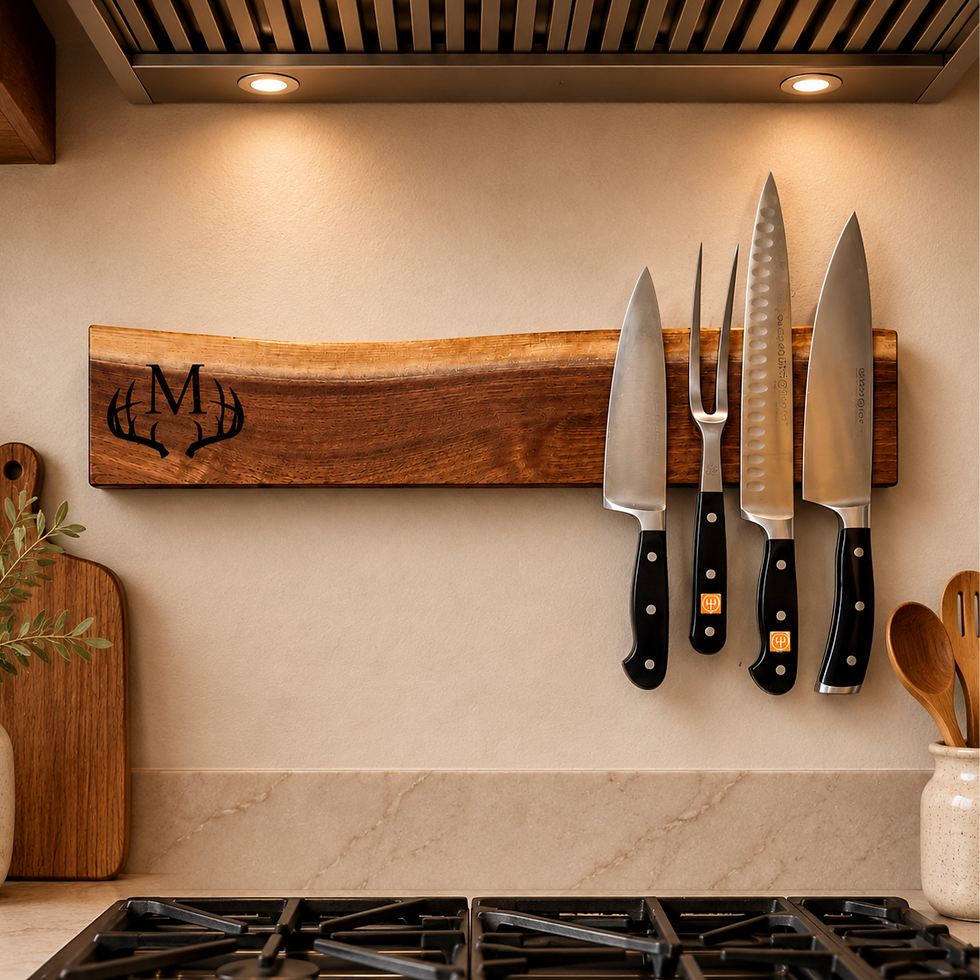 Thumbnail: Live Edge Magnetic Knife Rack