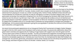 Africa on the Ball Mourns the Passing of Patron Jimmy Bone and Celebrates His Lasting Legacy