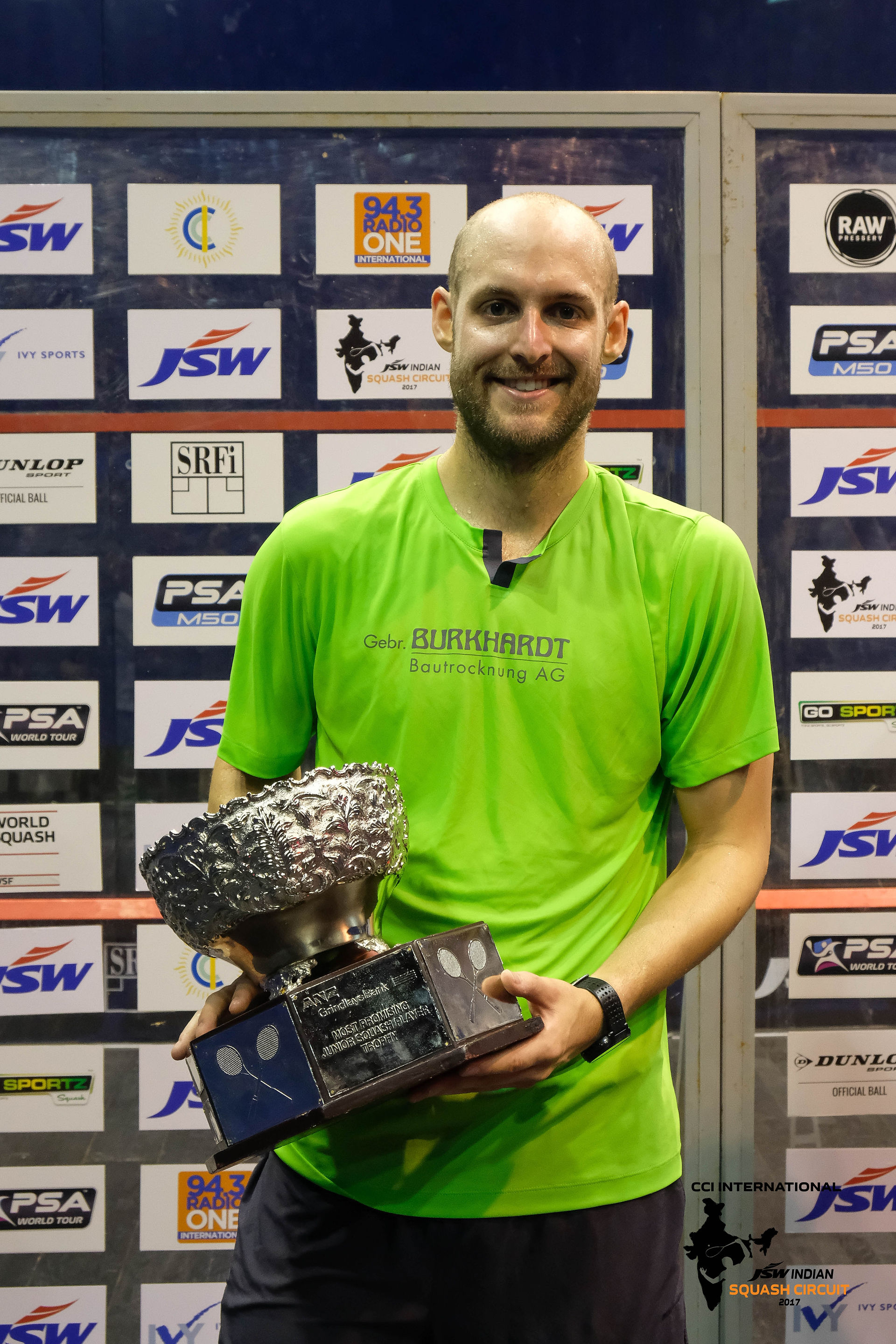 Prize distribution _ CCI International _ JSW Indian Squash Circuit 2017