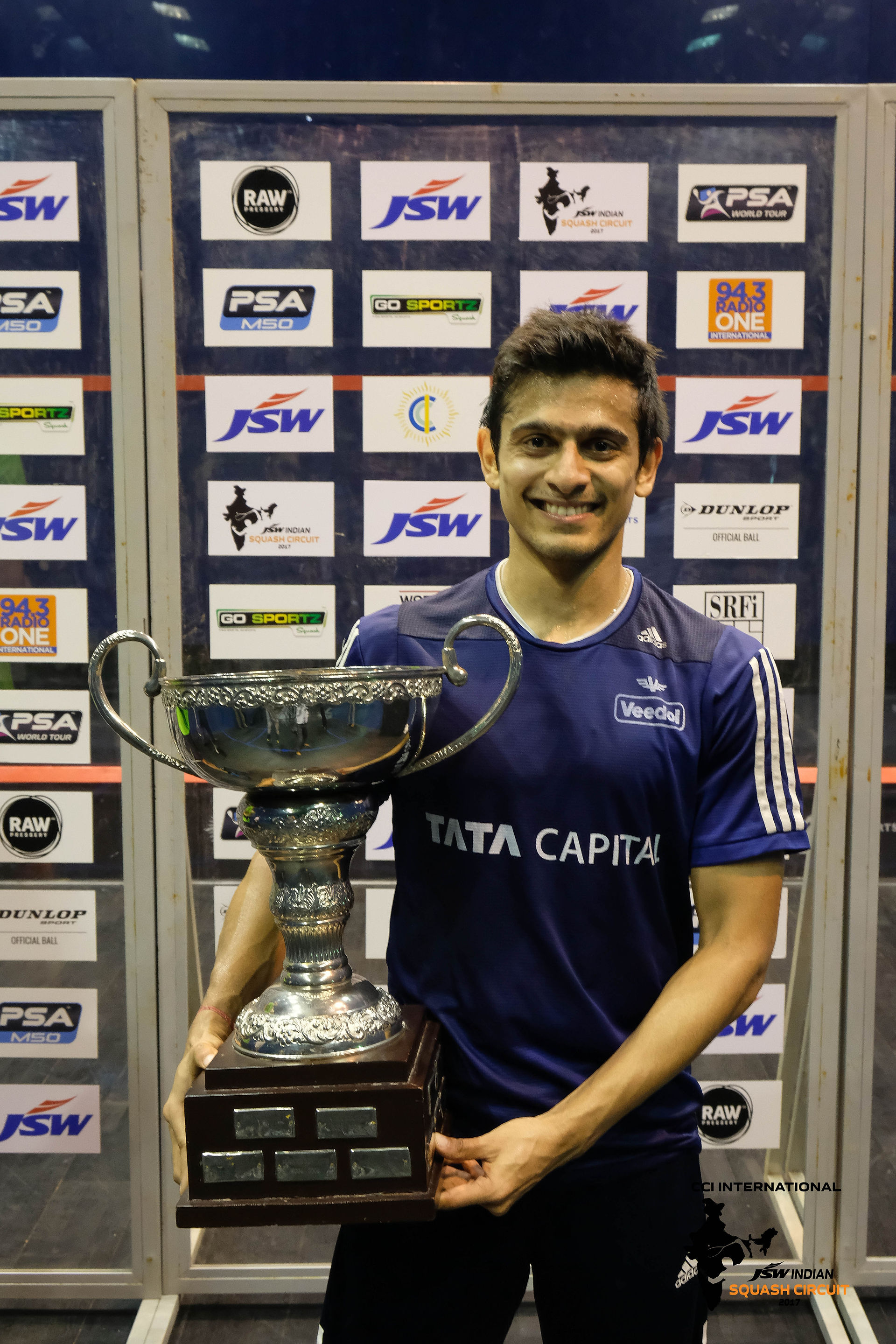 Prize distribution _ CCI International _ JSW Indian Squash Circuit 2017