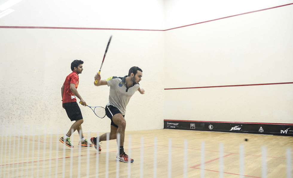 Youssef Soliman (EGY) beat 3-0 Ravi Dixit (IND) 11-8, 13-11, 11-7 (34 mins)