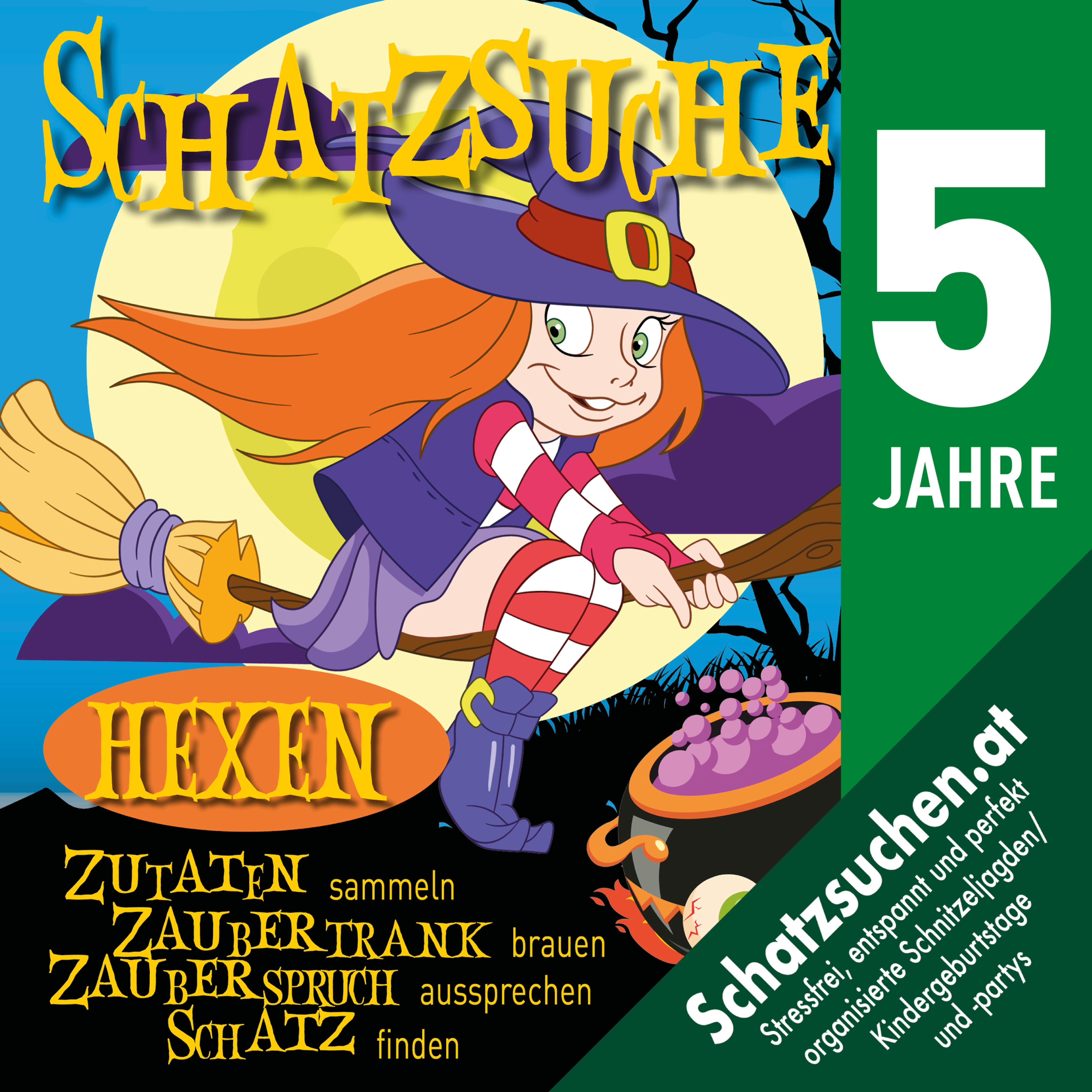 Hexen Schatzsuche mit Trank ab 5 Jahren